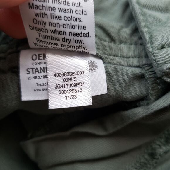 SO Juniors Cargo Utility Mini Skirt Womens 1/25W Green Y2K - Picture 6 of 9